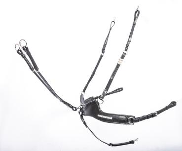 5 Point Breastplate „W&S“ (Wide & Safe) with bright Rhinestone Inlays